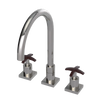 Rubinet Widespread Kitchen Set Polished Nickel