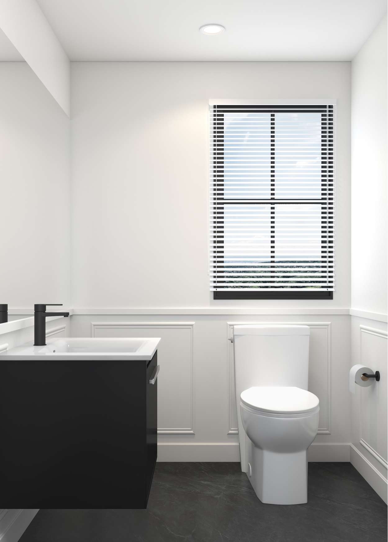 Contrac Carlaw – 4710BAVU-L – 4.8 Lpf One Piece Elongated Toilet with Unlined Locking Tank and Smooth Close Toilet Seat