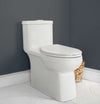 Contrac Kiera – 4710BNWU- 4.8 / 3.0 Lpf Elongated Dual Flush One Piece Toilet with Unlined Tank
