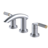 Rubinet Widespread Lav. Set. (less drain) Satin Chrome