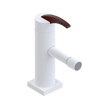Rubinet Single Control Bidet Fitting (less drain) Matt White