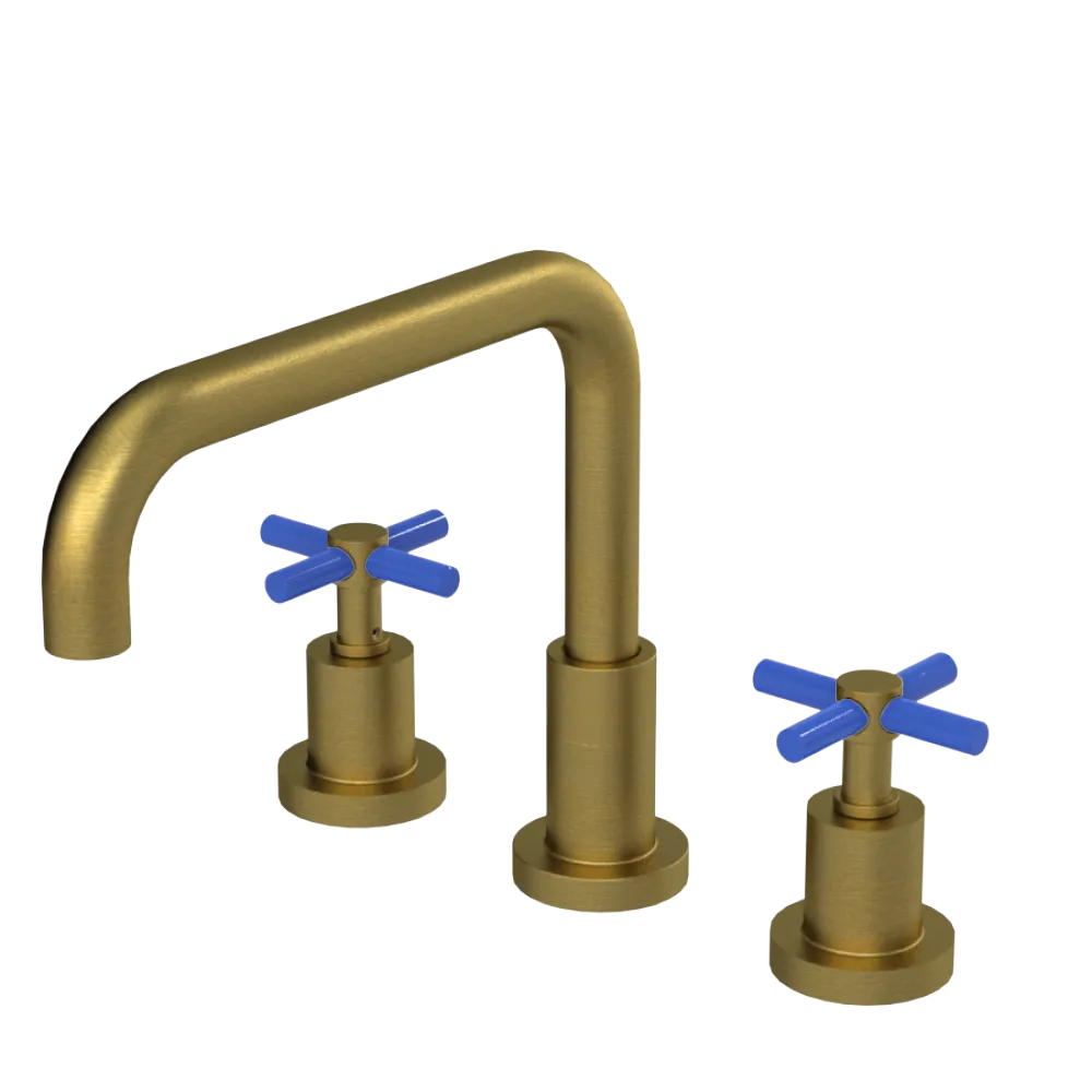 Rubinet Widespread Kitchen Set Antique Brass Matt