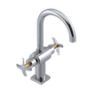 Rubinet Single Hole Dual Handle Lav. Set. (less drain) Chrome