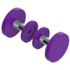 Rubinet Shower Door Knob (set) Purple Haze