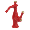Rubinet Single Control Bidet Fitting (less drain) Red