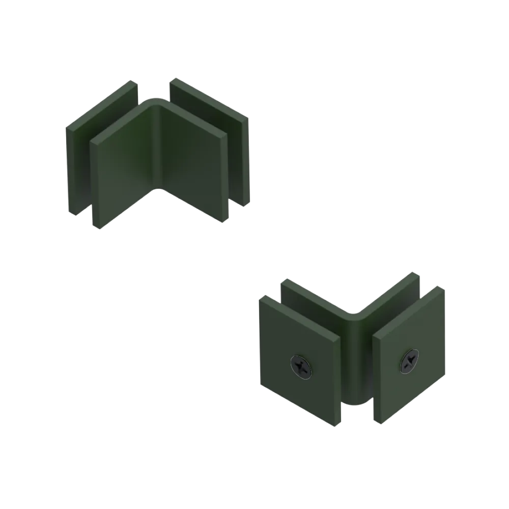 Rubinet 90 Glass to Glass Open Face Green Envy