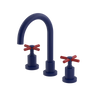 Rubinet Widespread Lav. Set. (less drain) Midnight Blue