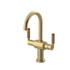 Rubinet Single Hole Dual Handle Lav. Set. (less drain) Satin Brass