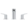 Grohe 8-inch Widespread 2-Handle S-Size Bathroom Faucet, 1.2 GPM (4.5 L/min)
