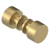Rubinet Shower Door Knob (set) Satin Brass