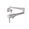 Baril Single-hole wall-mounted pot filler with two handles