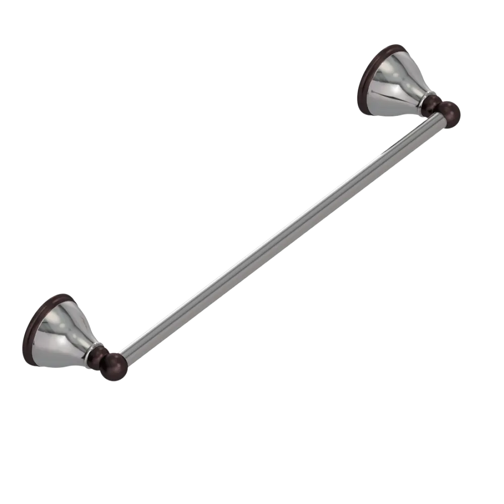 Rubinet Towel Bar 24" Polished Nickel