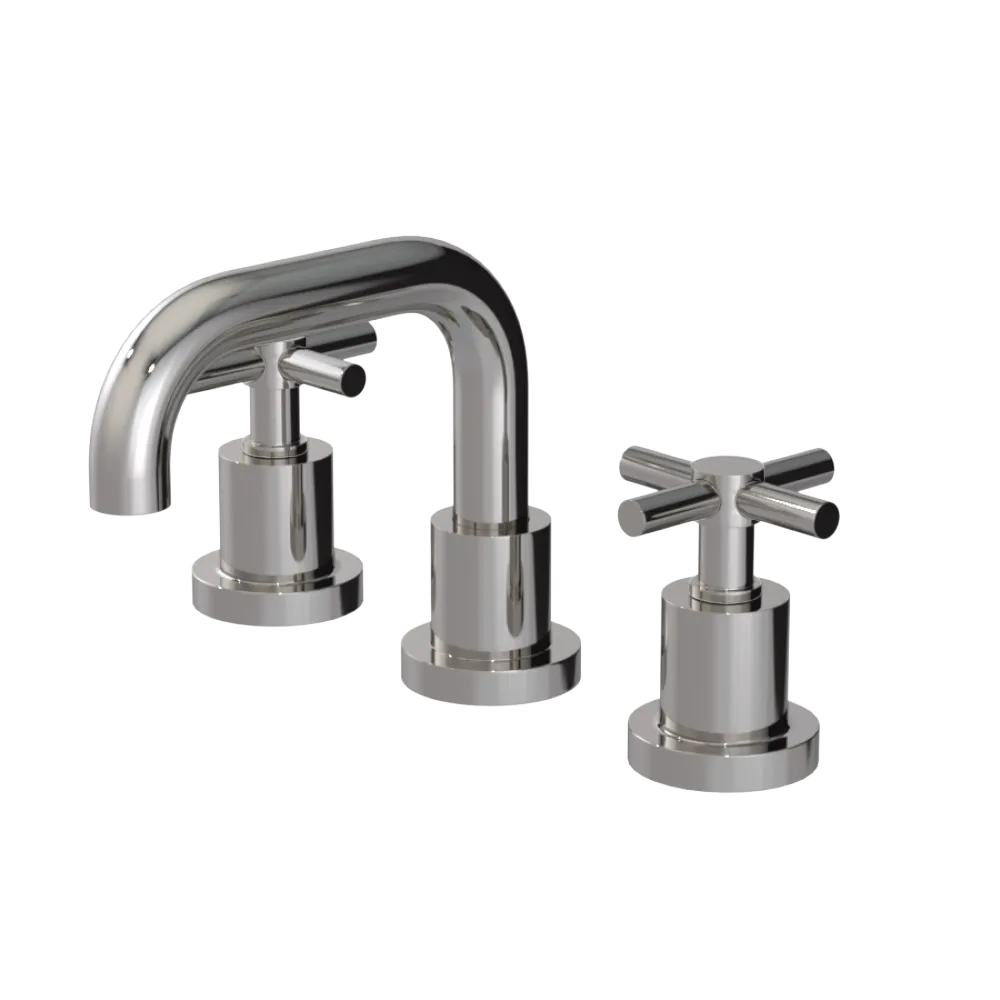 Rubinet Widespread Lav. Set. (less drain) Polished Nickel