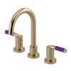 Rubinet Widespread Lav set (less drain) Gold