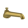 Rubinet Tub Filler Spout Deck Mount Antique Brass Matt