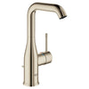 GROHE Essence Single Hole Single-Handle L-Size Bathroom Faucet 4.5 L/min (1.2 gpm) – 23486 Polished Nickel InfinityFinish