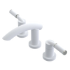 Rubinet Widespread Lav. Set. (less drain) Matt White