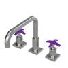 Rubinet Widespread Kitchen Set with Genesis Spout Satin Nickel