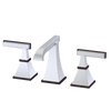 Rubinet Widespread Lav. Set. (less drain) Satin Chrome