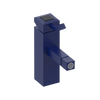 Rubinet Single Control Bidet Fitting (less drain) Midnight Blue