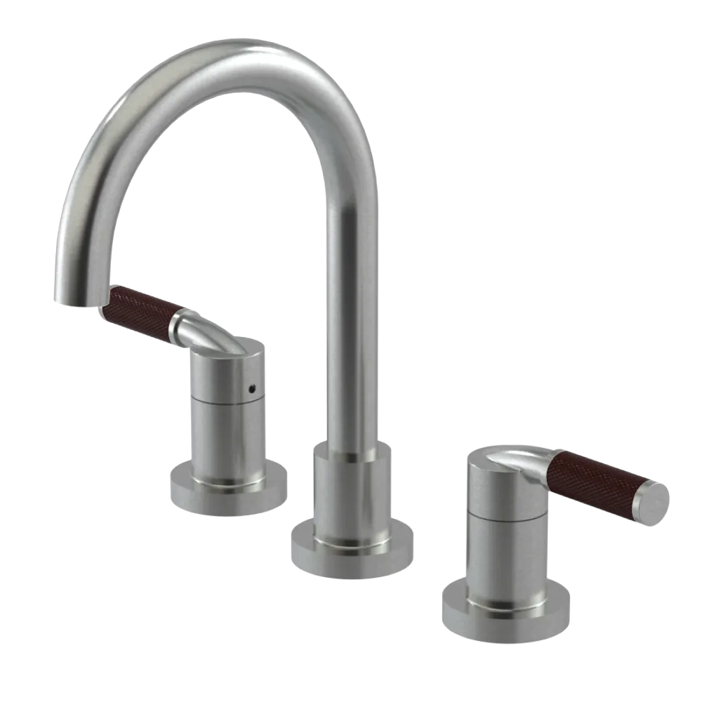 Rubinet Widespread Lav. Set. (less drain) Satin Nickel