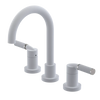 Rubinet Widespread Lav. Set. (less drain) Matt White