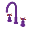 Rubinet Widespread Kitchen Set with LaSalle Spout Purple Haze