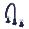 Rubinet Widespread Kitchen Set Midnight Blue