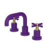 Rubinet Widespread Lav. Set. (less drain) Purple Haze
