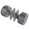 Rubinet Shower Door Knob (set) Satin Nickel