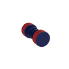Rubinet Shower Door Knob (set) Midnight Blue