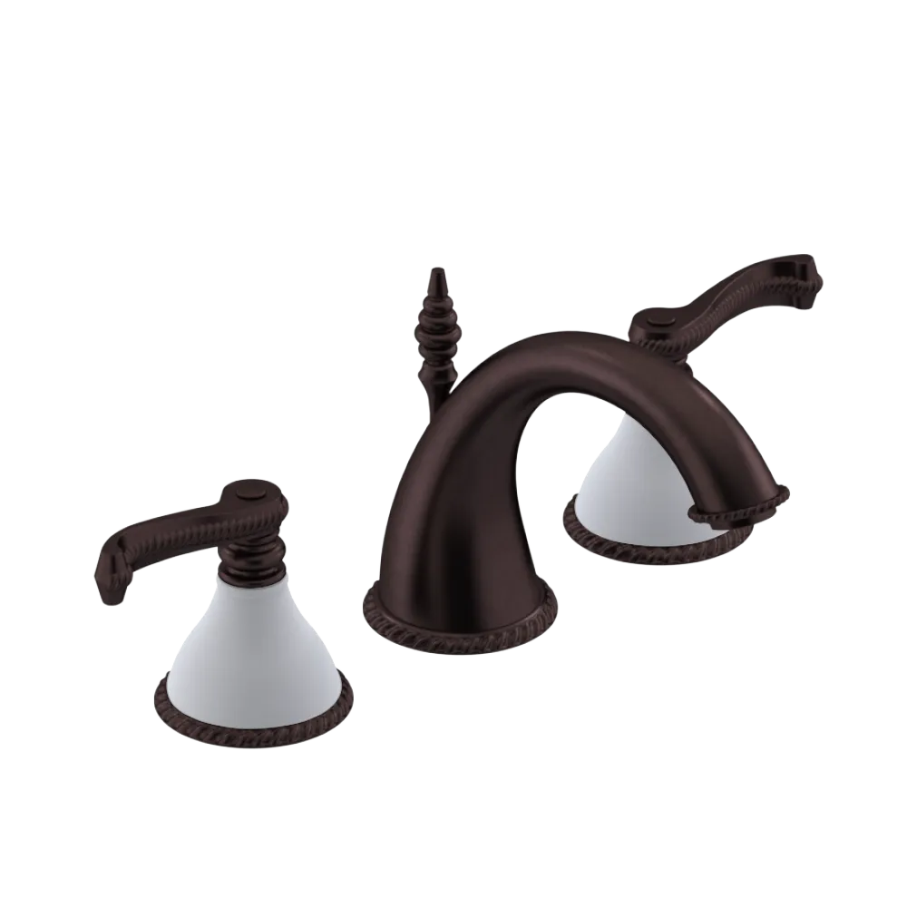 Rubinet Widespread Lav. Set. (less drain) Oil Rubbed Bronze