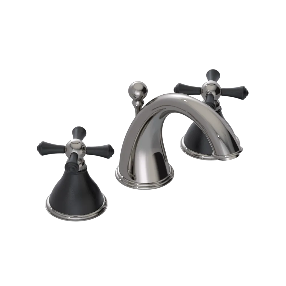 Rubinet Widespread Lav. Set. (less drain) Polished Nickel