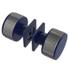 Rubinet Shower Door Knob (set) Midnight Blue