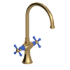 Rubinet Two Handle Single Hole Kitchen Set Gold