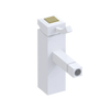 Rubinet Single Control Bidet Fitting (less drain) Matt White