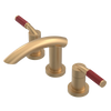 Rubinet Widespread Lav. Set. (less drain) Satin Gold