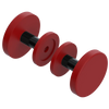 Rubinet Shower Door Knob (set) Maroon