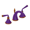 Rubinet Widespread Lav. Set. (less drain) Purple Haze