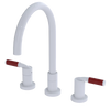 Rubinet Widespread Kitchen Set White