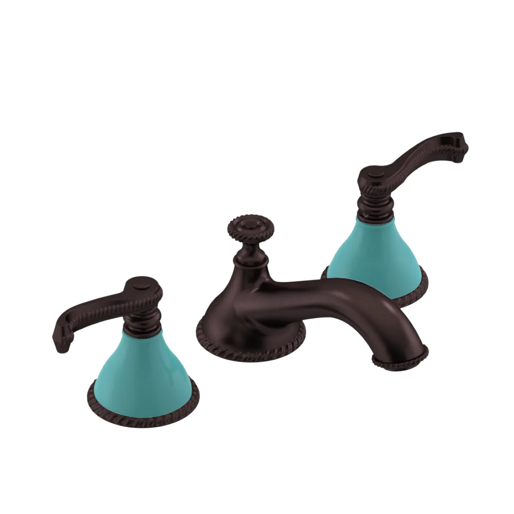 Rubinet Widespread Lav. Set. (less drain) Oil Rubbed Bronze