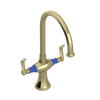 Rubinet Two Handle Single Hole Kitchen Set Gold
