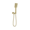 Baril 3-spray anti-limestone hand shower on wall-mounted supply elbow