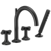 Brizo Roman Tub Faucet With Handshower Less Handles