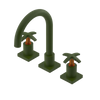 Rubinet Widespread Lav. Set. (less drain) Green Envy