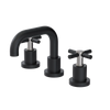 Rubinet Widespread Lav. Set. (less drain) Matt Black