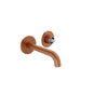 Baril Trim only for single lever wall-mounted lavatory faucet, drain not included