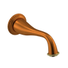 Rubinet Tub Filler Spout Wall Mount Antique Copper Matt