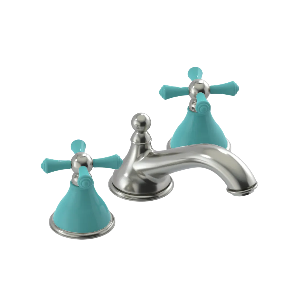 Rubinet Widespread Lav. Set. (less drain) Satin Nickel