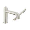 Baril 2-piece tub filler with hand shower (without handle)